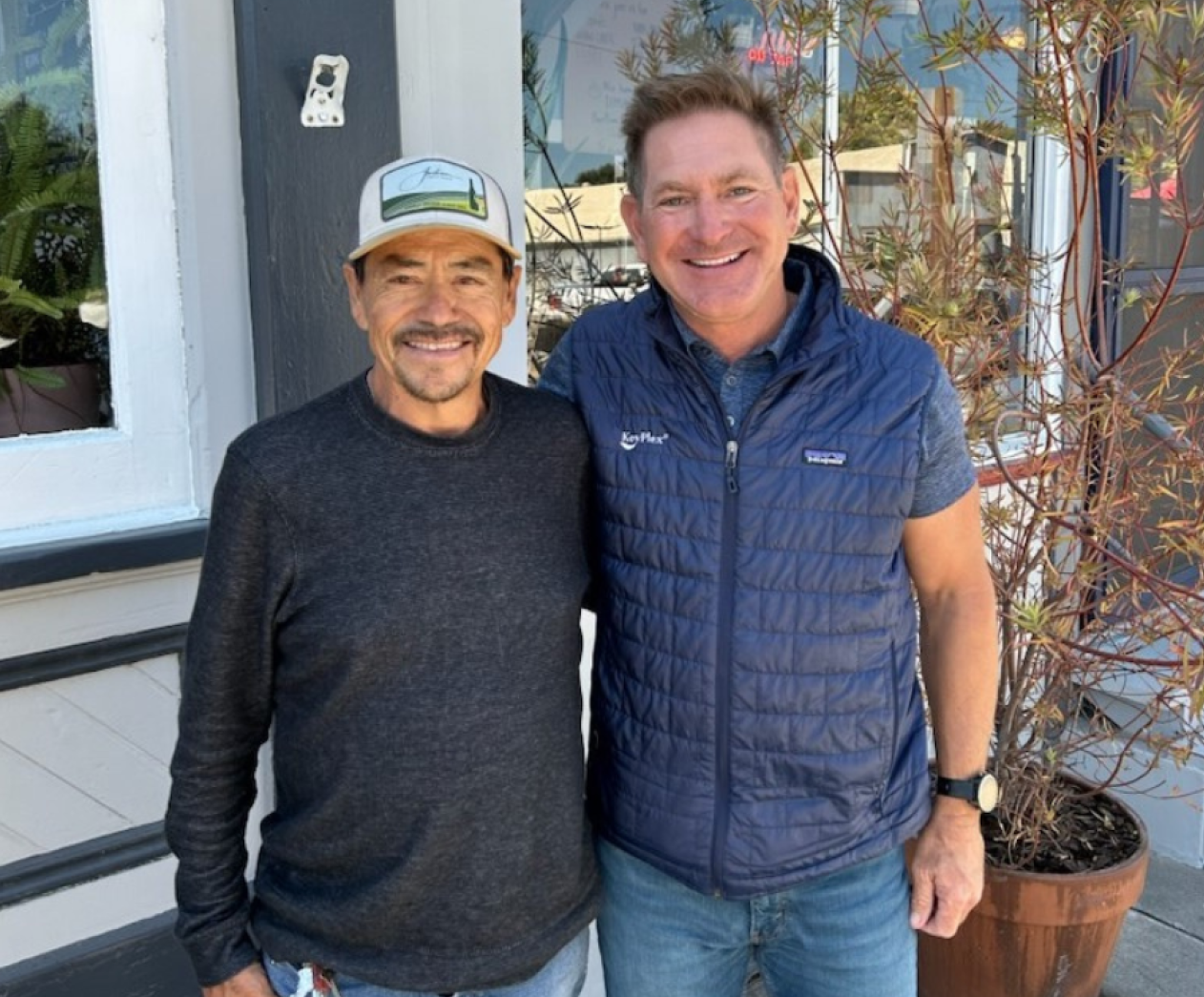 Enrique Gomez, Vineyard Supervisor and Bart Haycrat, Vineyard Manager